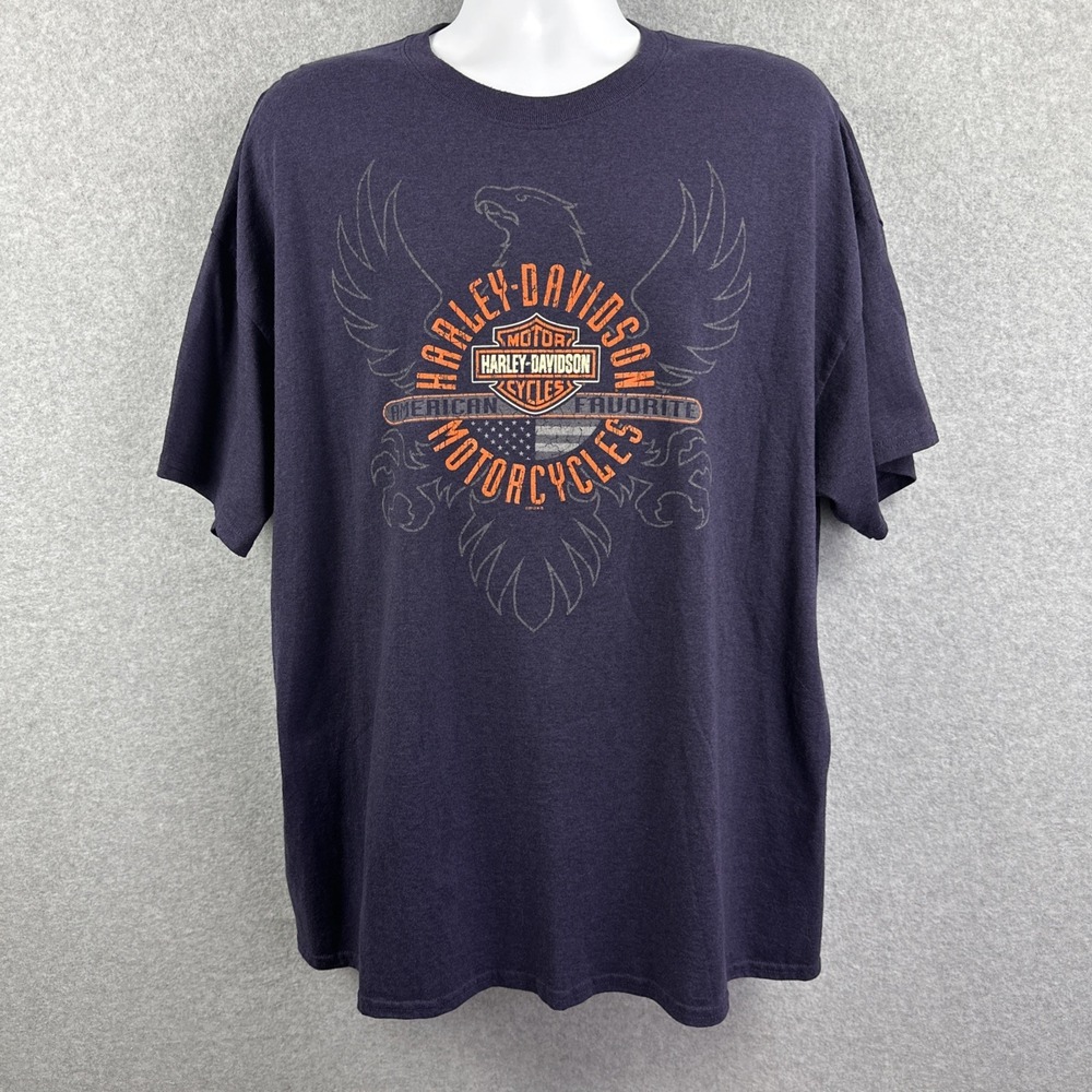 Harley‎ Davidson Short Sleeve T-Shirt American Favorite Augusta Georgia Size 2XL